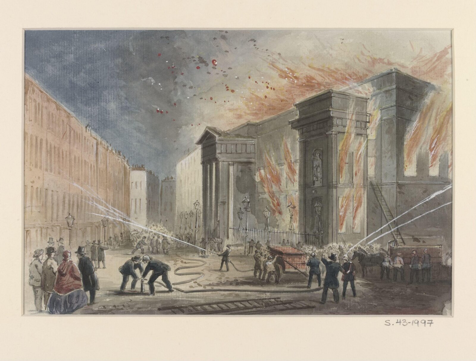 Drawing, J. W. Archer, 1856