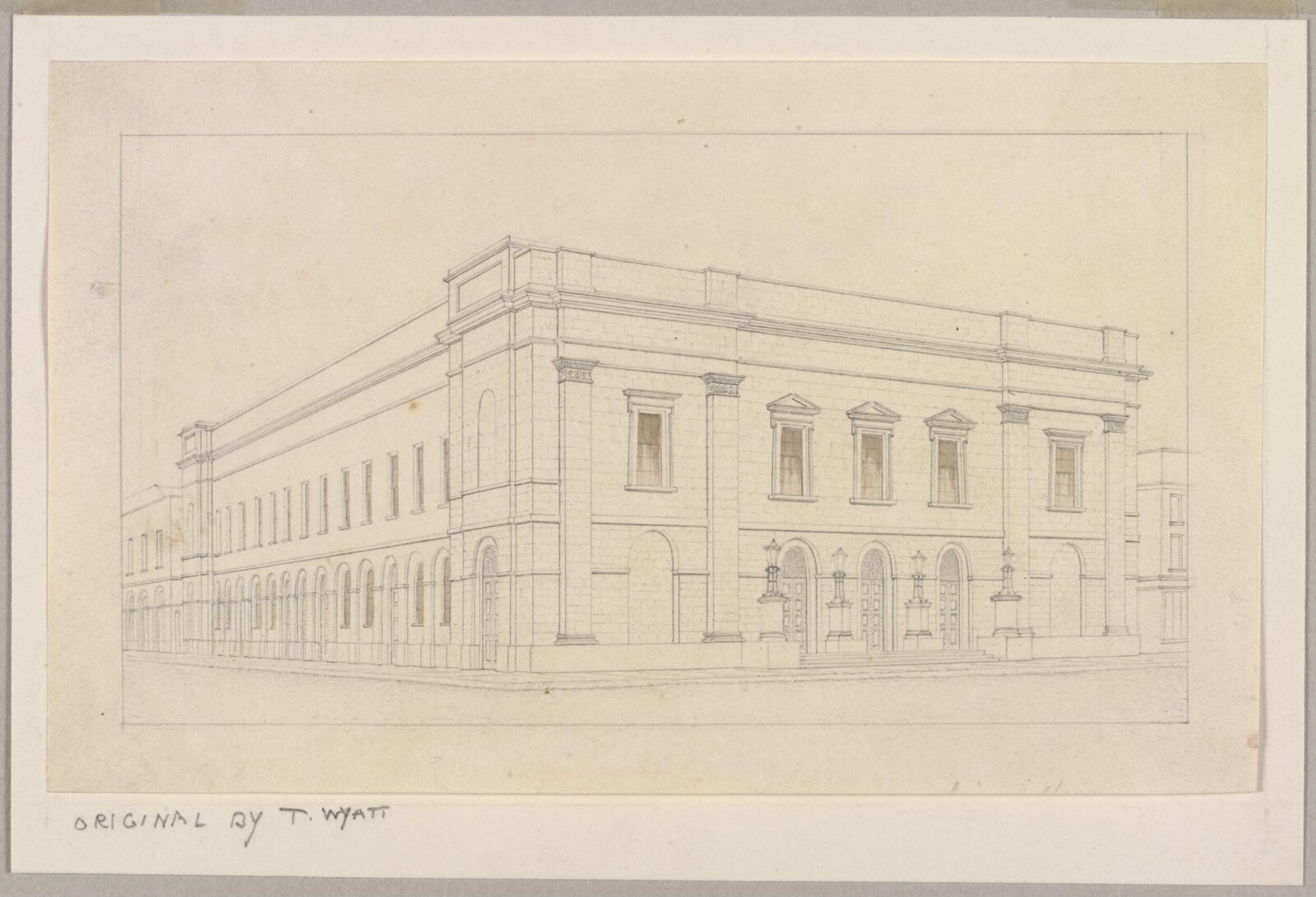 Drawing, T. H. Wyatt, ca. 1812