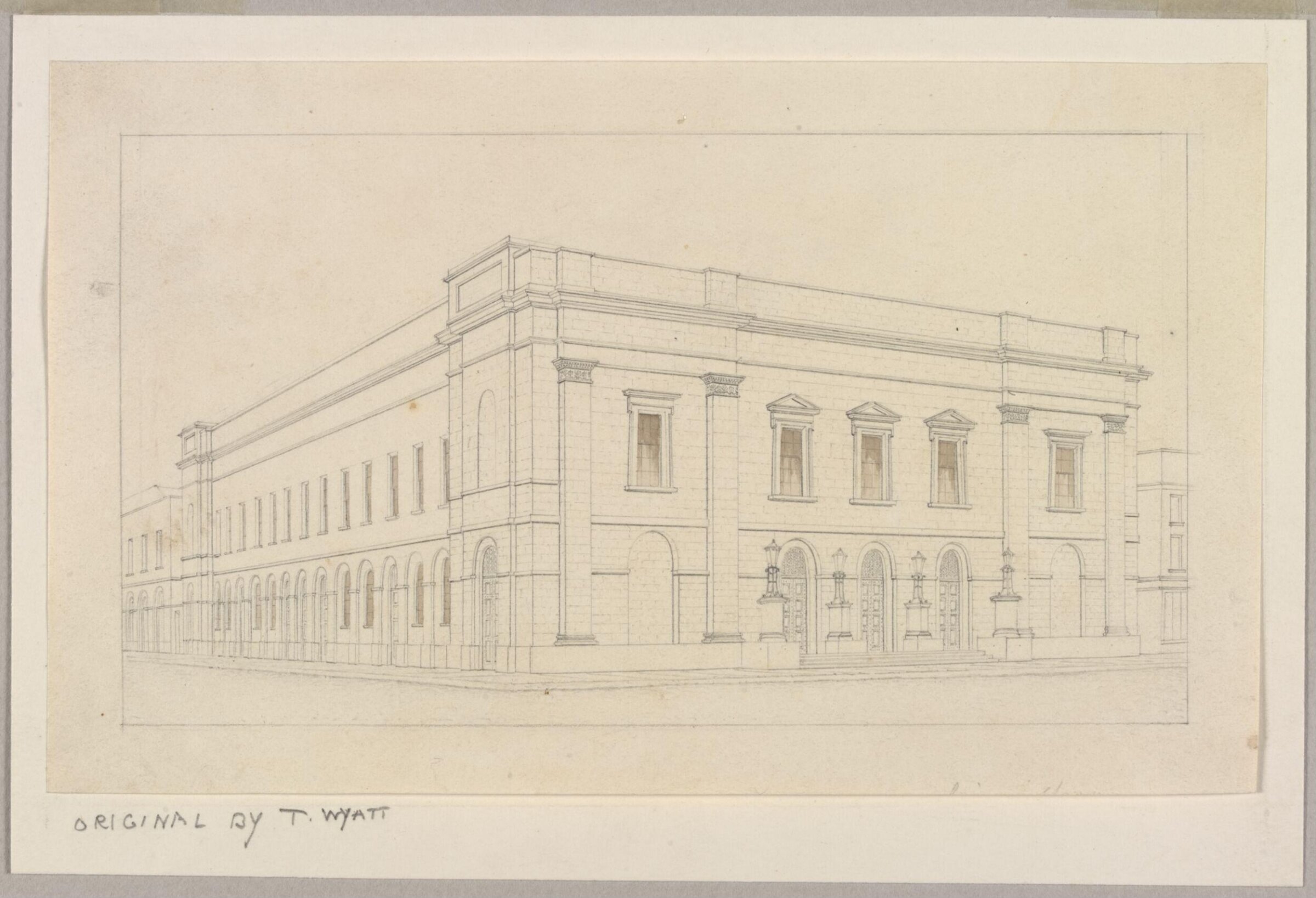 Drawing, T. H. Wyatt, ca. 1812