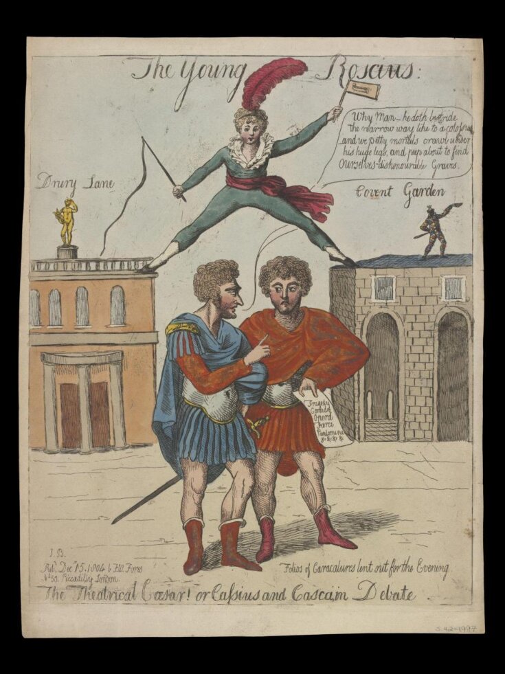 The Young Roscius... The Theatrical Caesar! Or Cassius and Casca in Debate top image