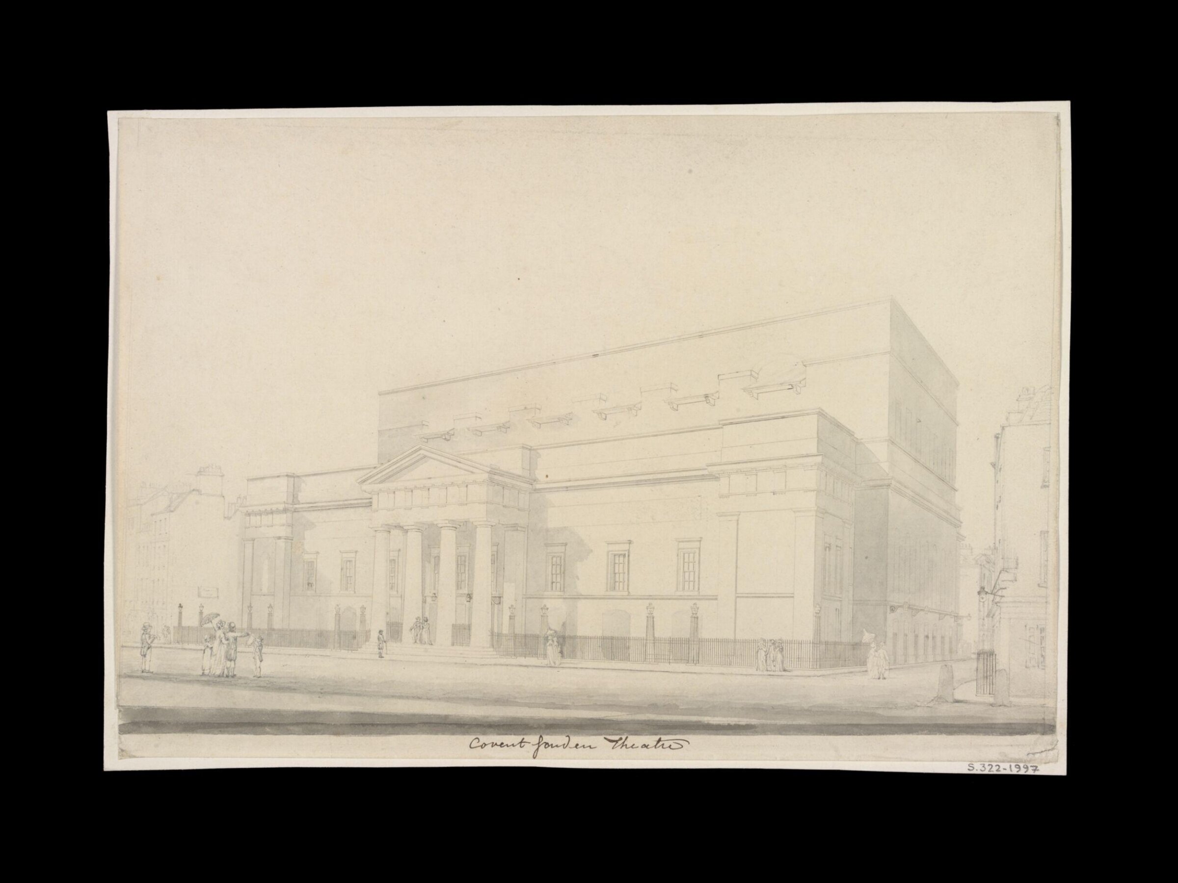 Covent Garden Theatre, Thomas H. Shepherd, ca. 1809