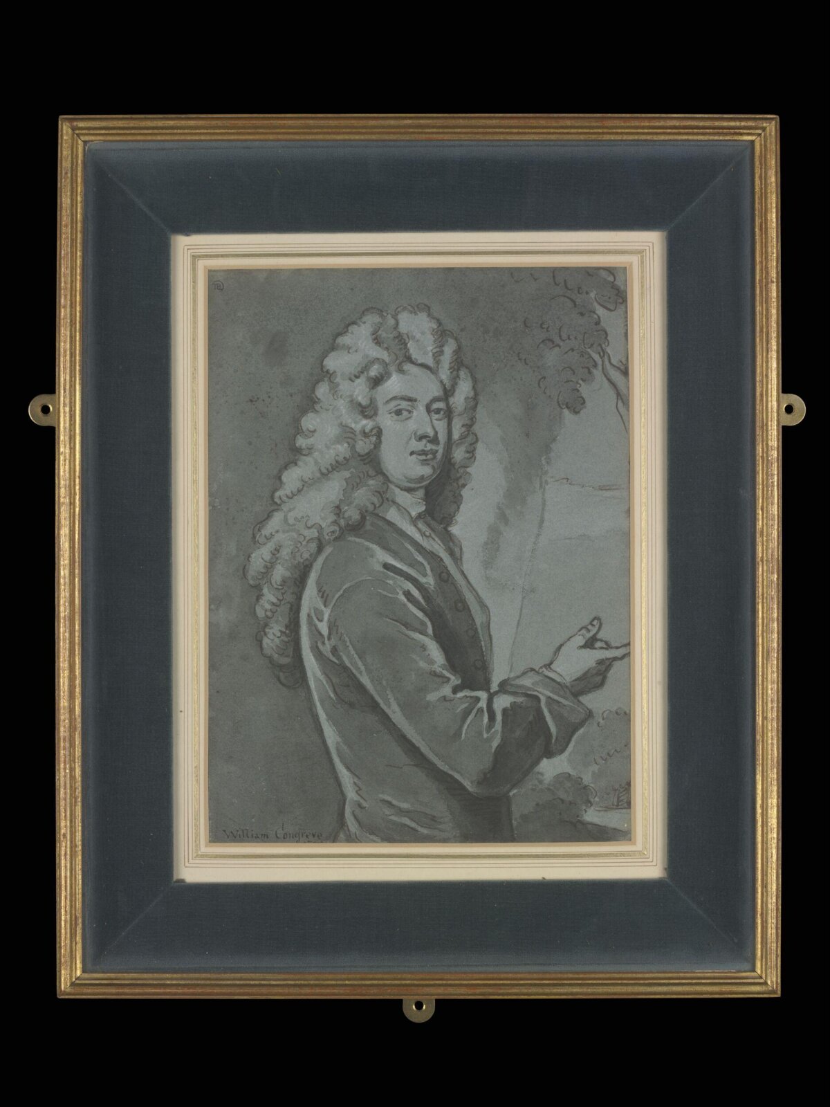Drawing, Godfrey Kneller, 1709