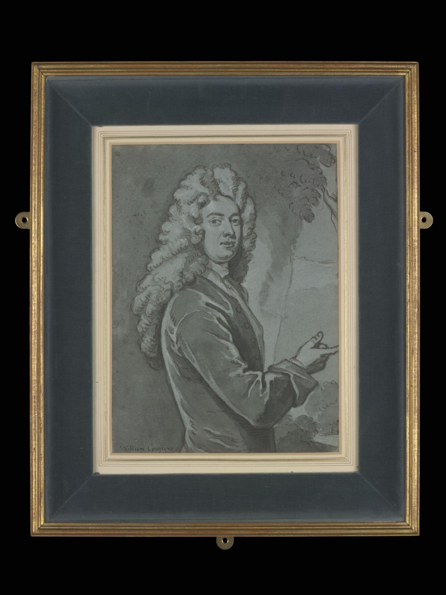 Drawing, Godfrey Kneller, 1709