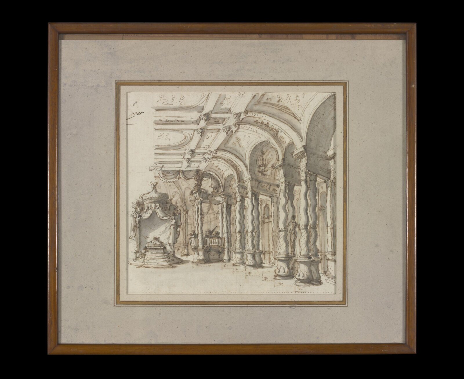 Drawing, 1675-1725