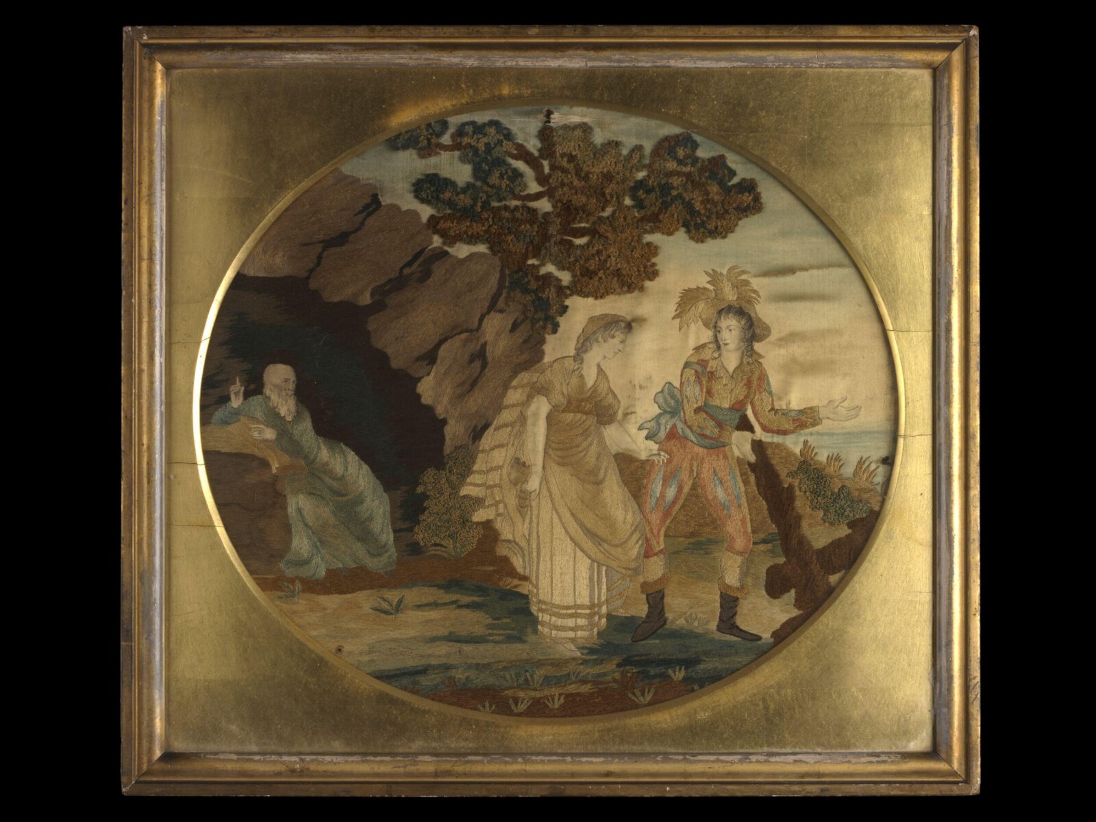 Silk painting