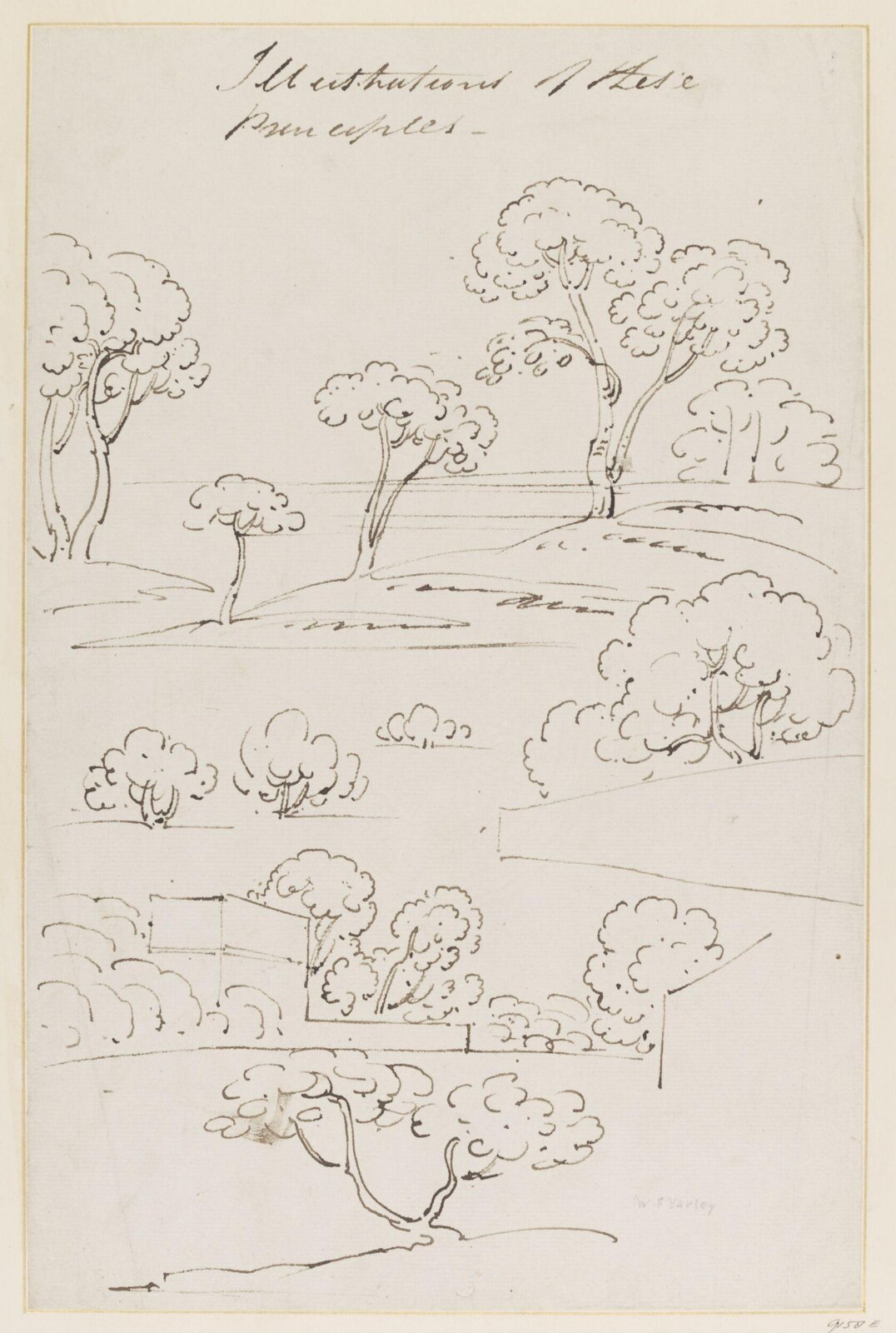 Drawing, William Fleetwood Varley, ca. early 19th century
