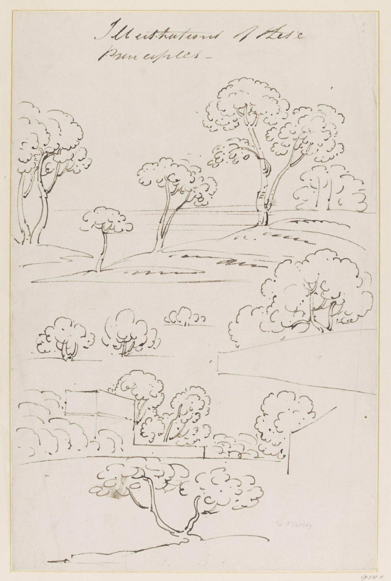 Drawing, William Fleetwood Varley, ca. early 19th century