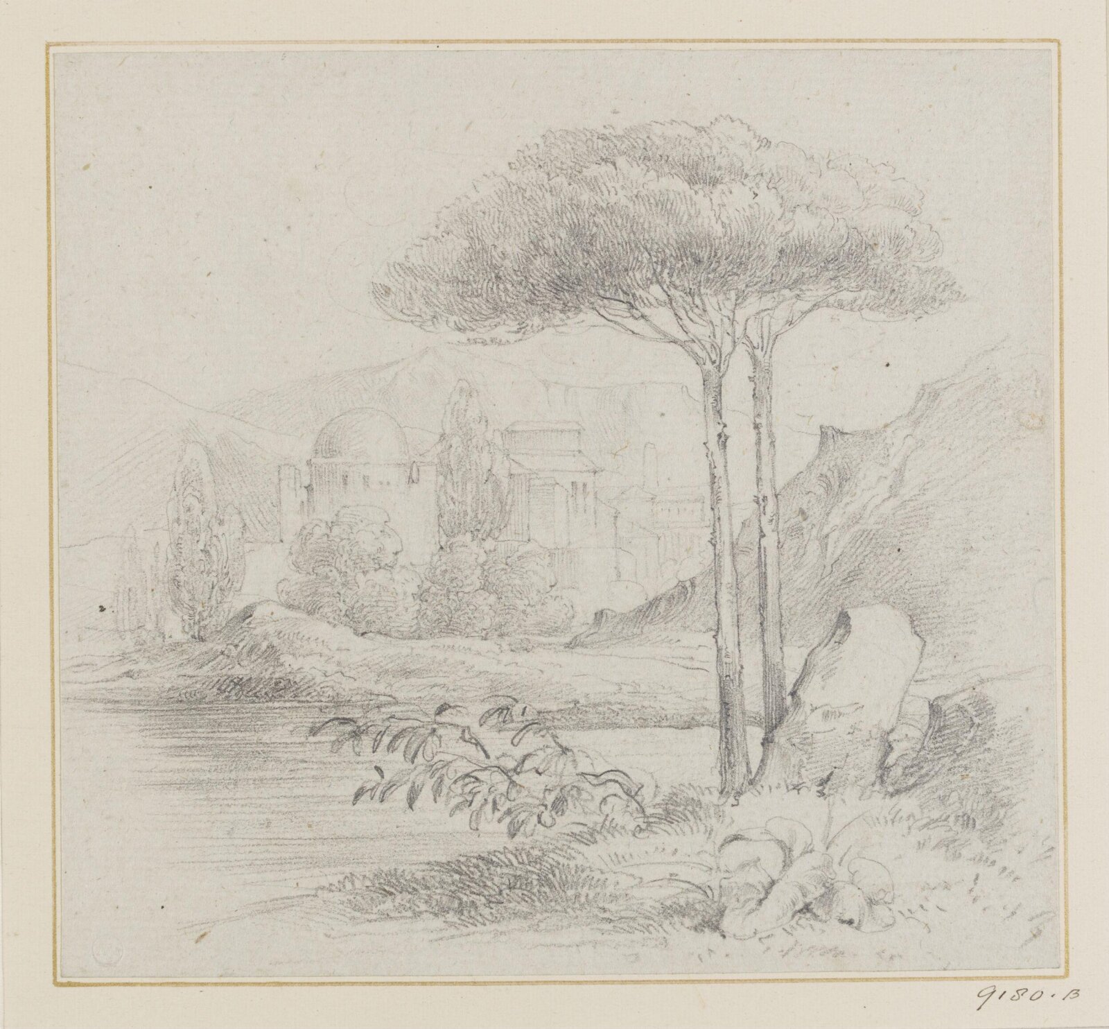 Drawing, Agostino Aglio, ca. early 19th century