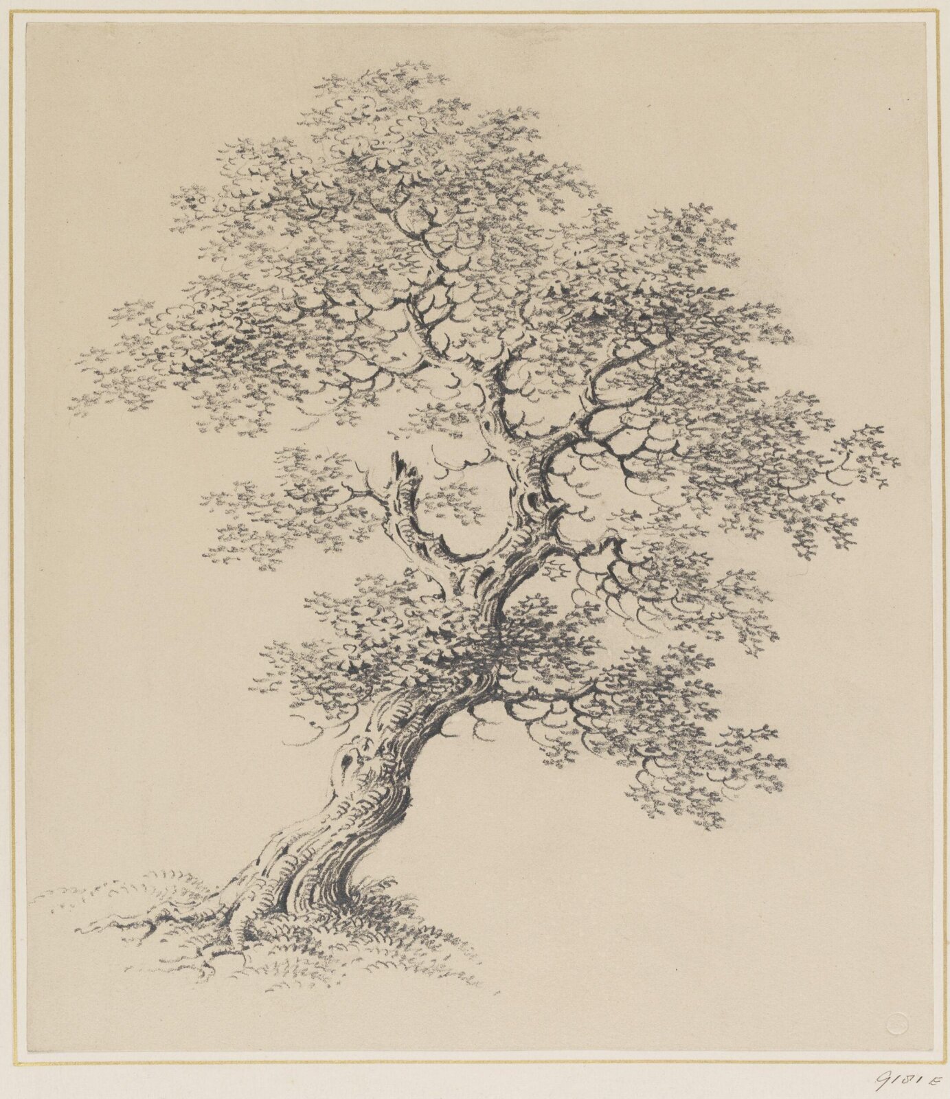 Drawing, F.J. De La Cour, ca. 1830