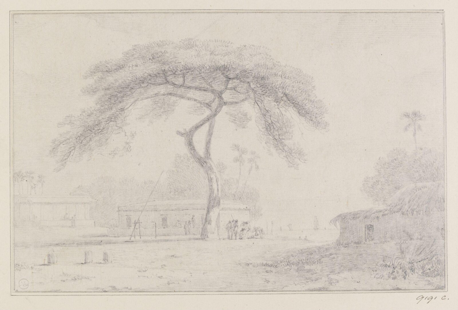 Drawing, Samuel Daniell