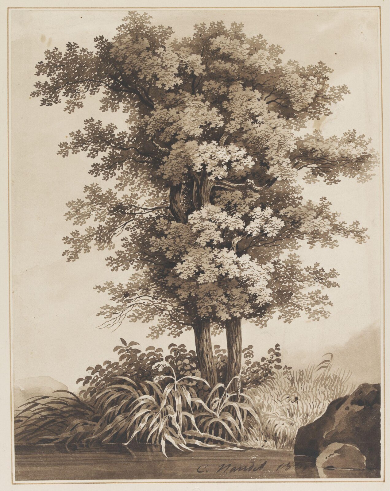 Drawing, Caroline Naudet, 1831