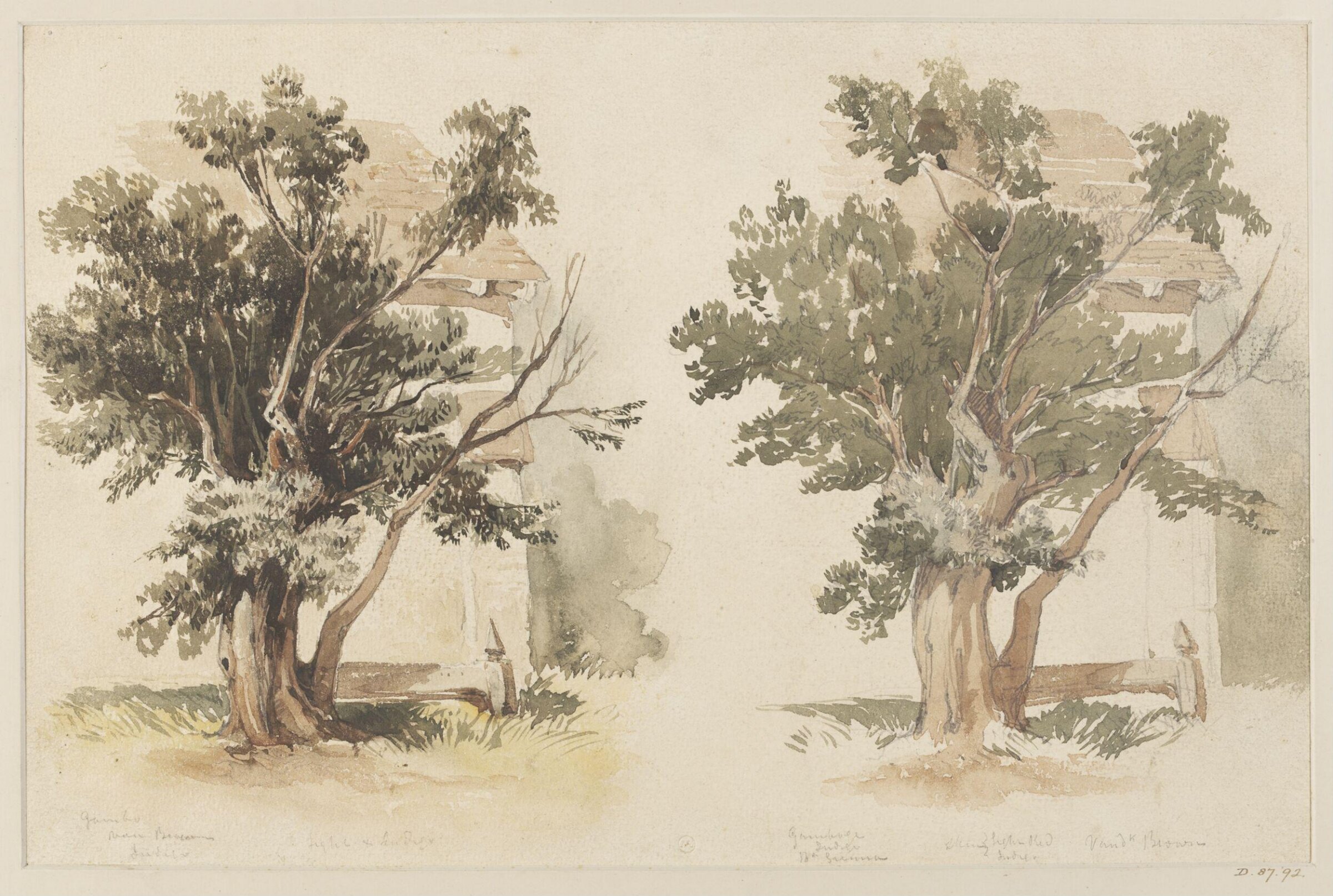 Drawing, David Hall NWS McKewan, 19th century