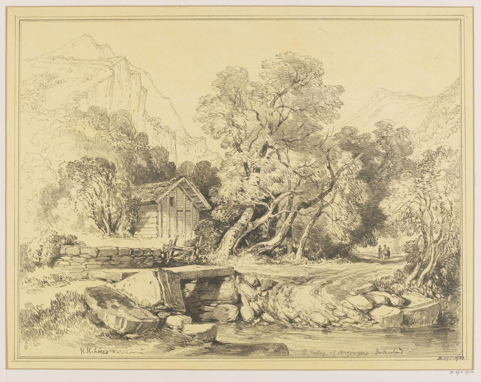 Drawing, Henry Harris Lines, 19th century