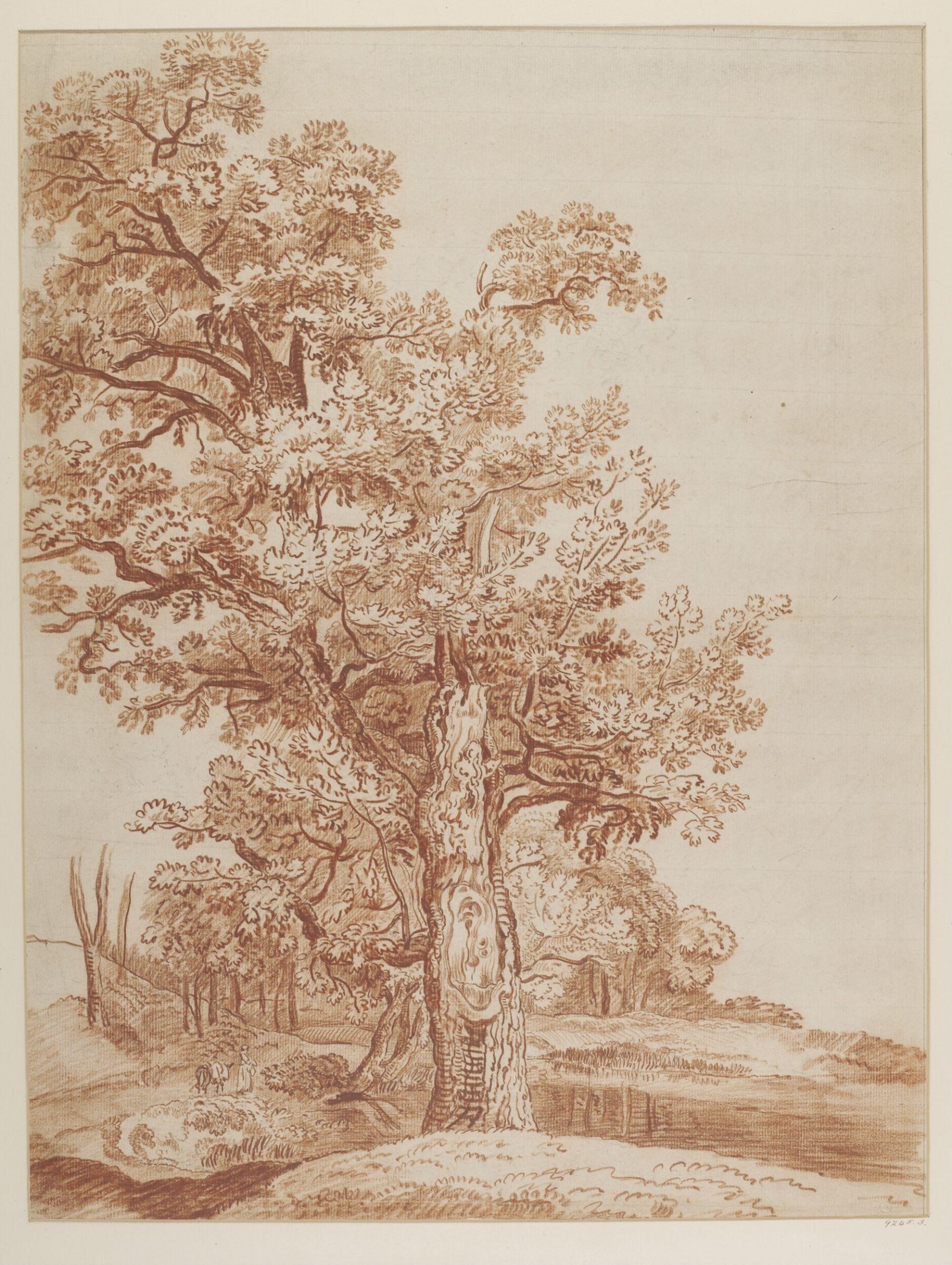 Drawing, François Vivarès, 18th century