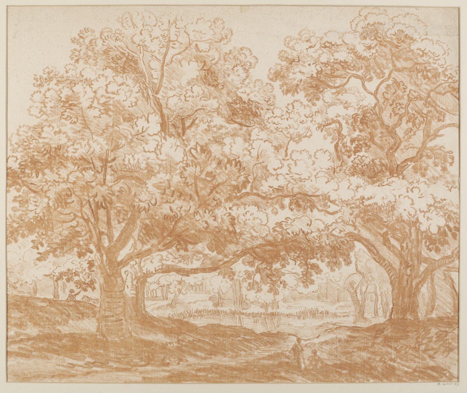 Drawing, François Vivarès, ca. mid 18th century
