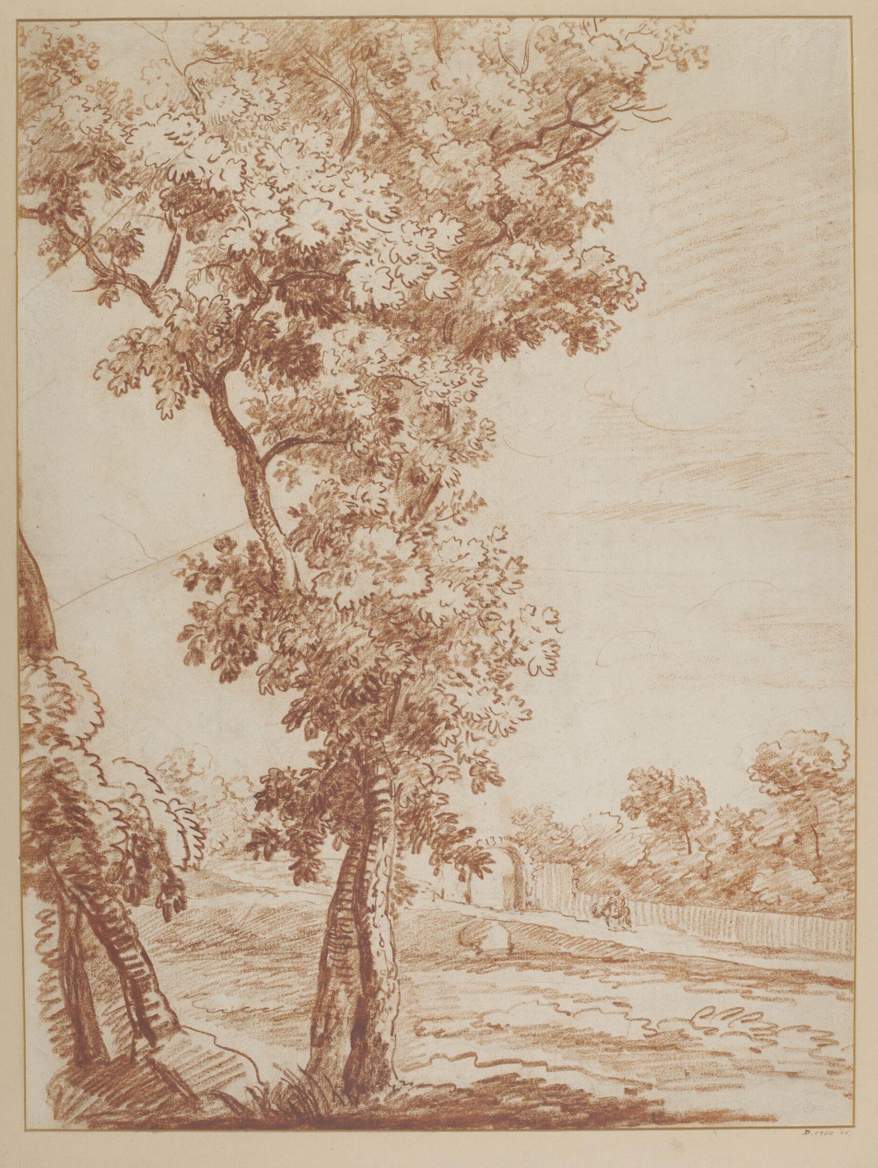 Drawing, Vivares, mid 18th century