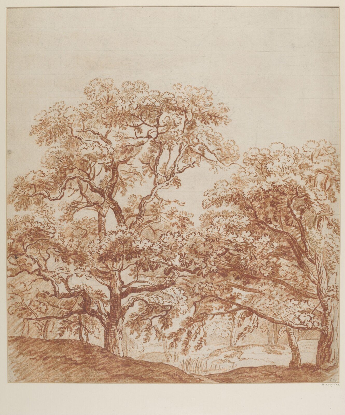 Drawing, François Vivarès, ca. mid 18th century