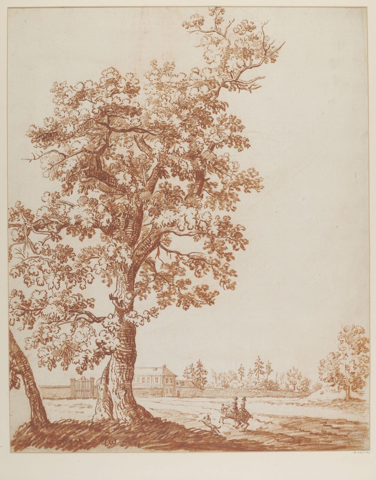 Drawing, François Vivarès, ca. mid 18th century