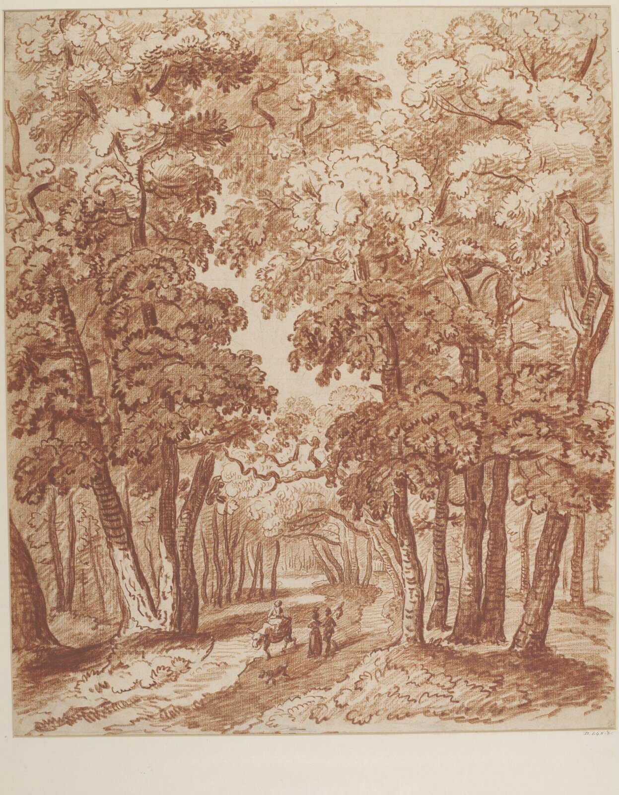 Drawing, François Vivarès, ca. mid 18th century