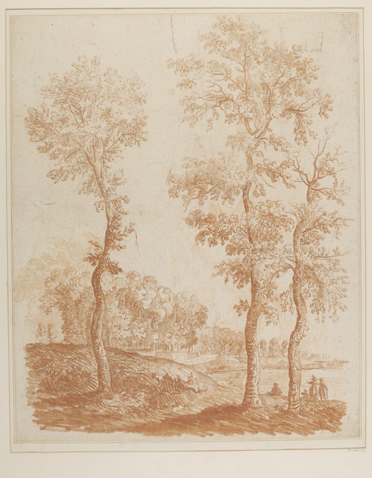 Drawing, François Vivarès, ca. mid 18th century