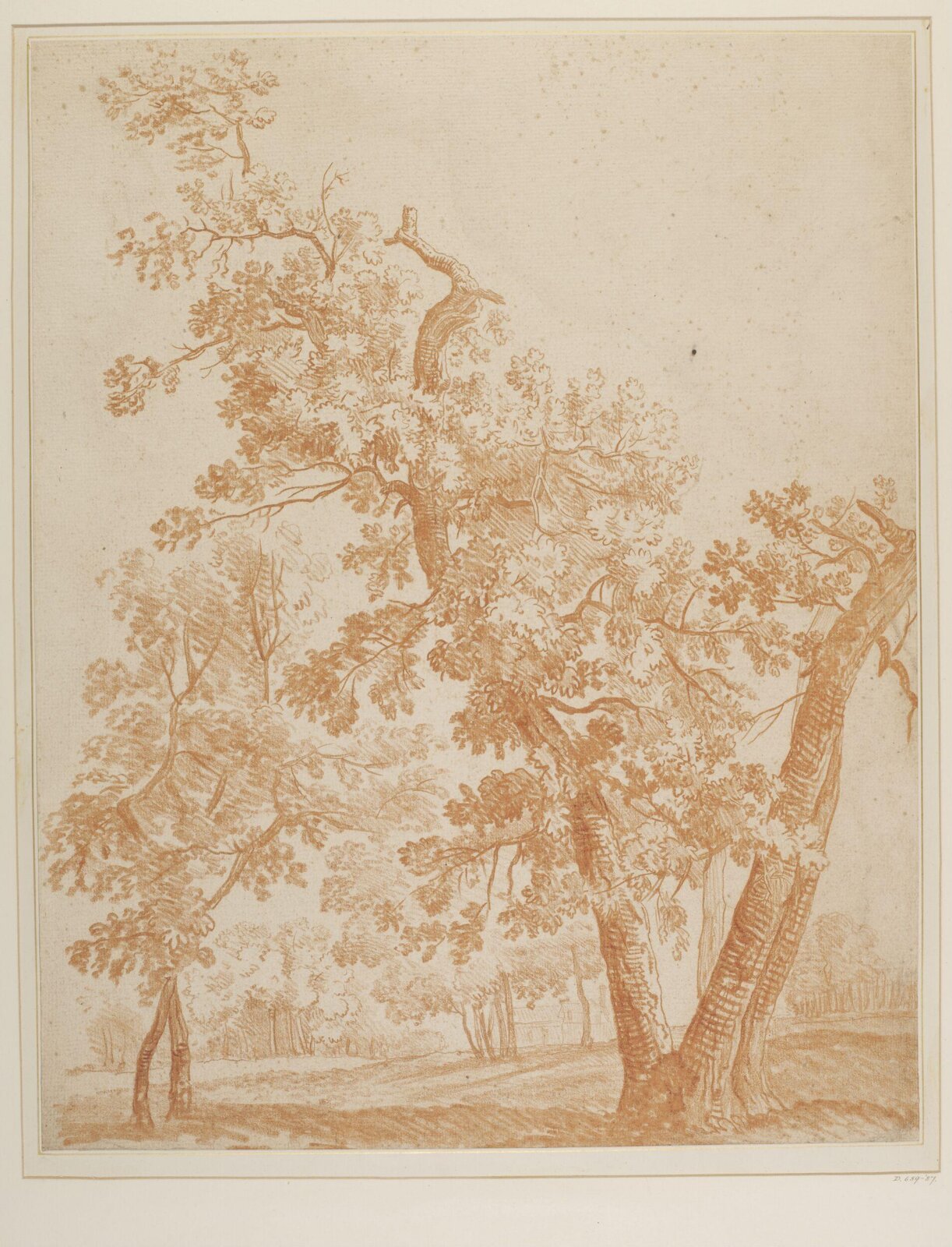 Drawing, François Vivarès, ca. mid 18th century