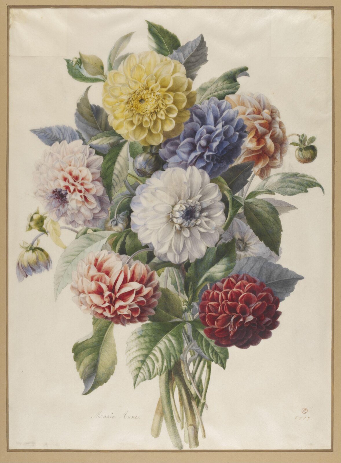 Watercolour, ca. 1850
