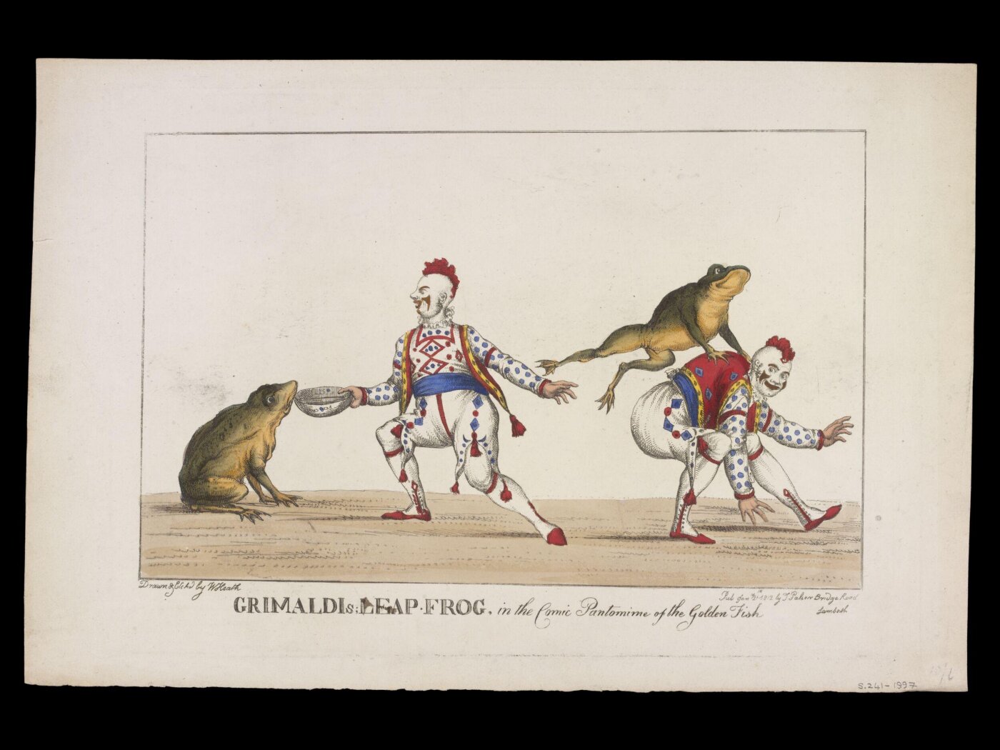 Unknown, Grimaldi's Leap Frog in the Comic Pantomime of the Golden Fish