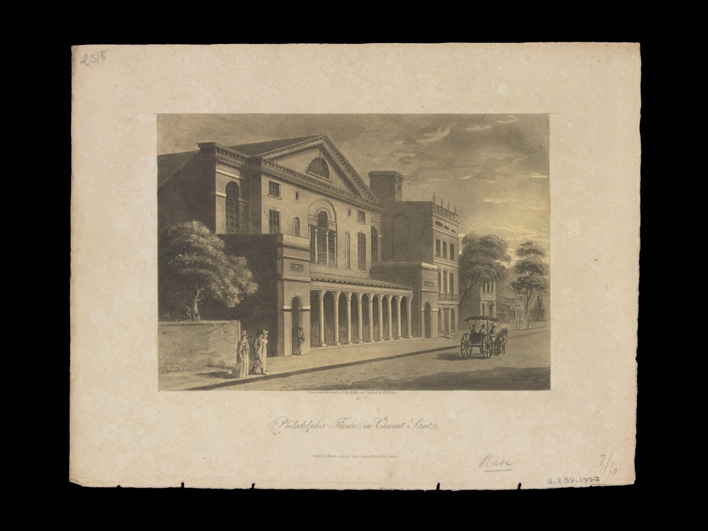 unknown, Philadelphia Theatre, in Chestnut Street