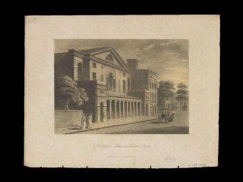 Philadelphia Theatre, in Chestnut Street