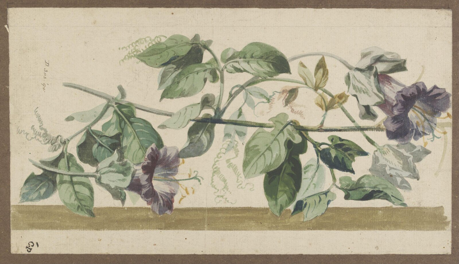 Drawing, Charles Polisch, ca. 1845