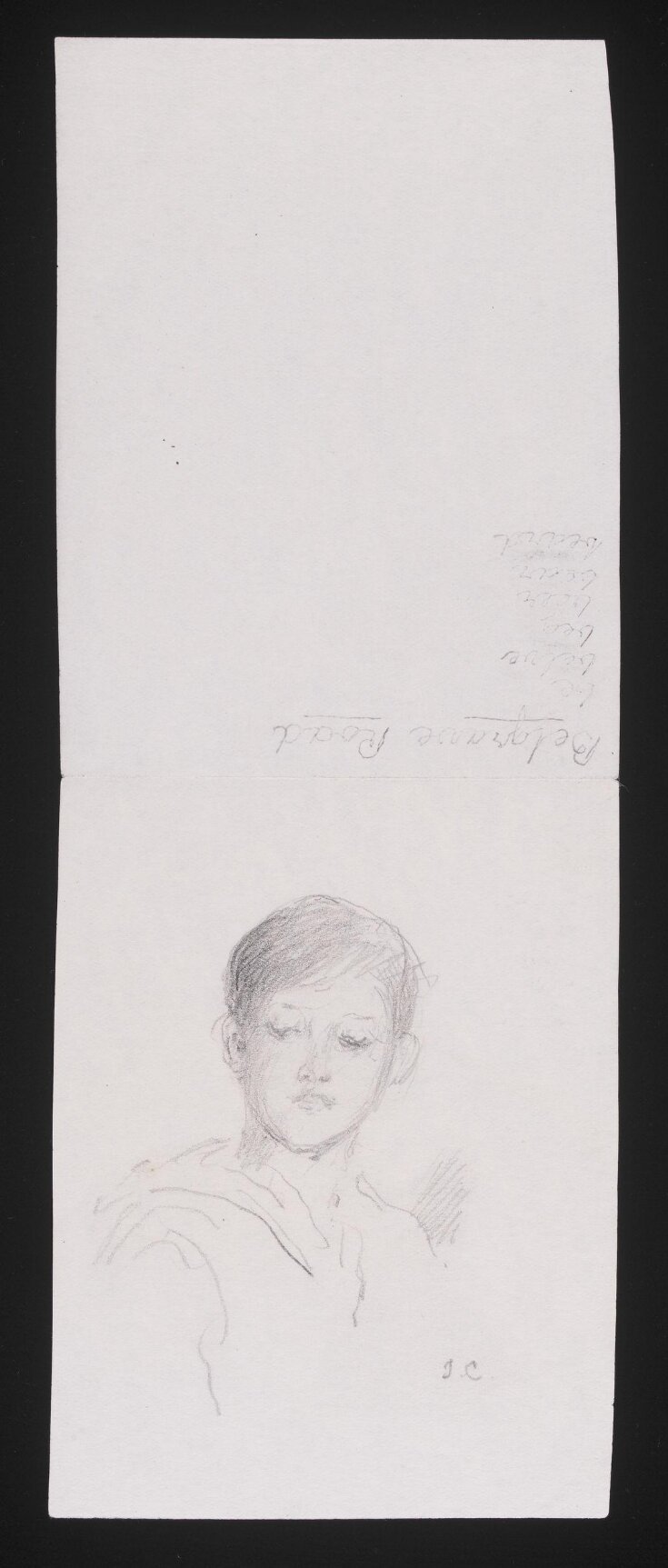 Portrait of a boy (perhaps the artist's son Wilfrid) top image