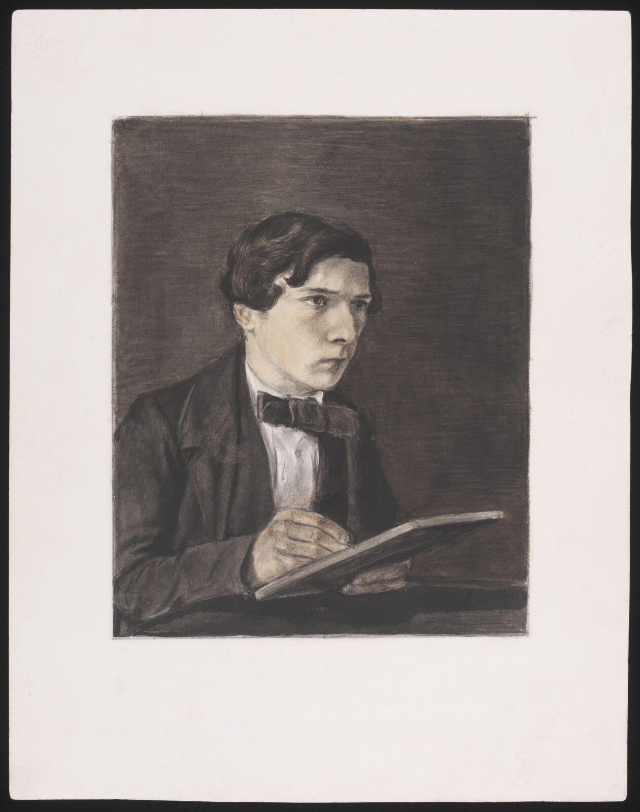 Self-portrait, Joseph Clark, ca. 1855