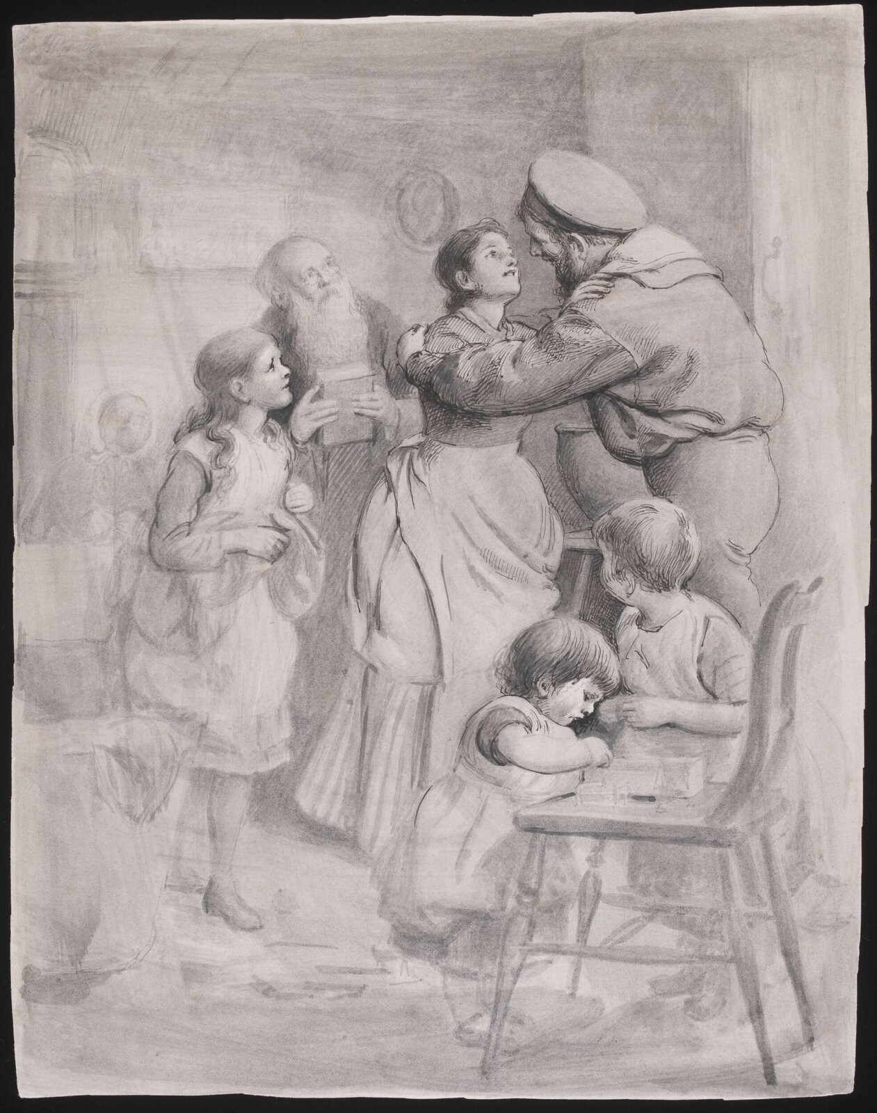 Sailor's Return, Joseph Clark, 1885