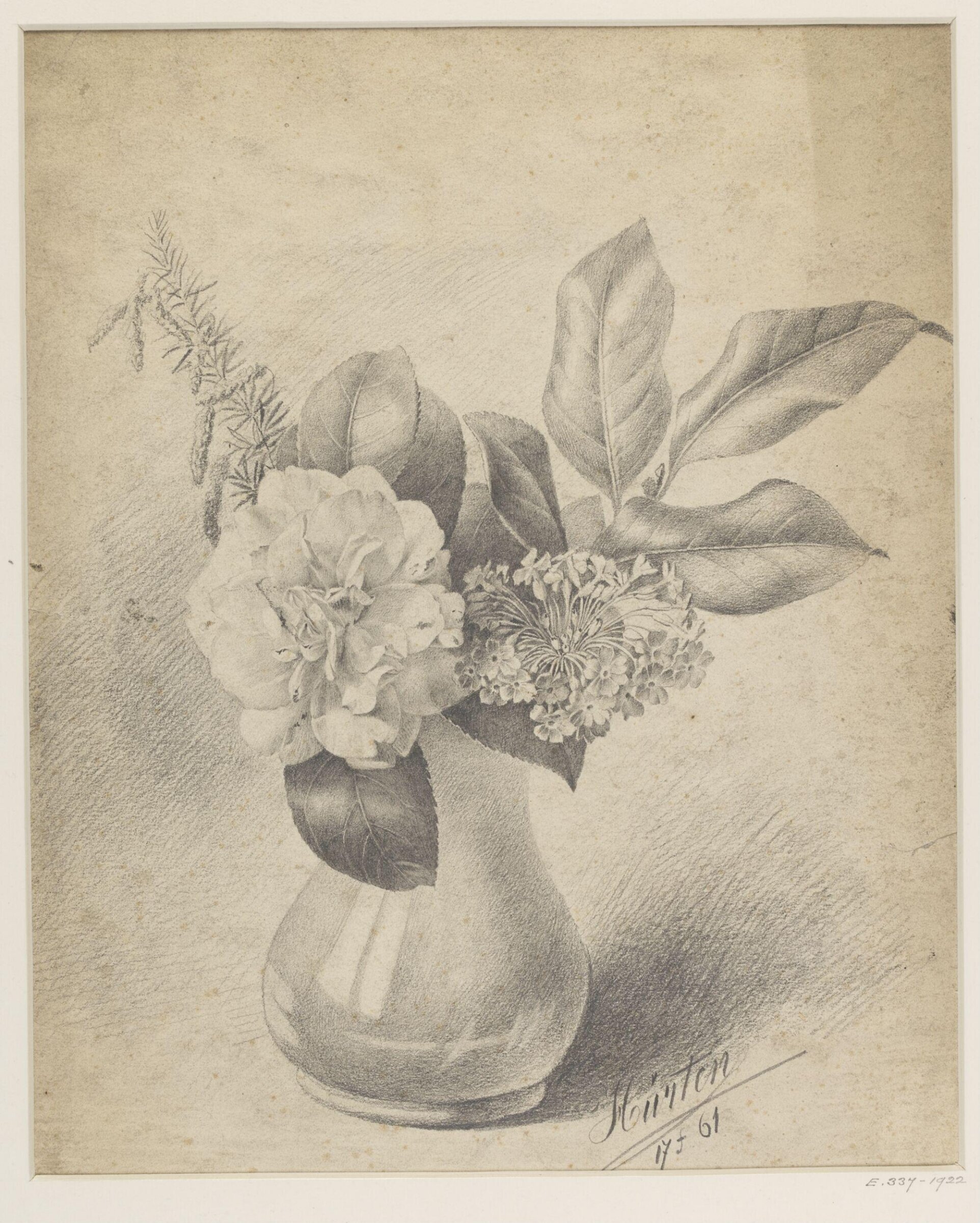 Drawing, Charles Ferdinand Hürten, 17th Feb 1861