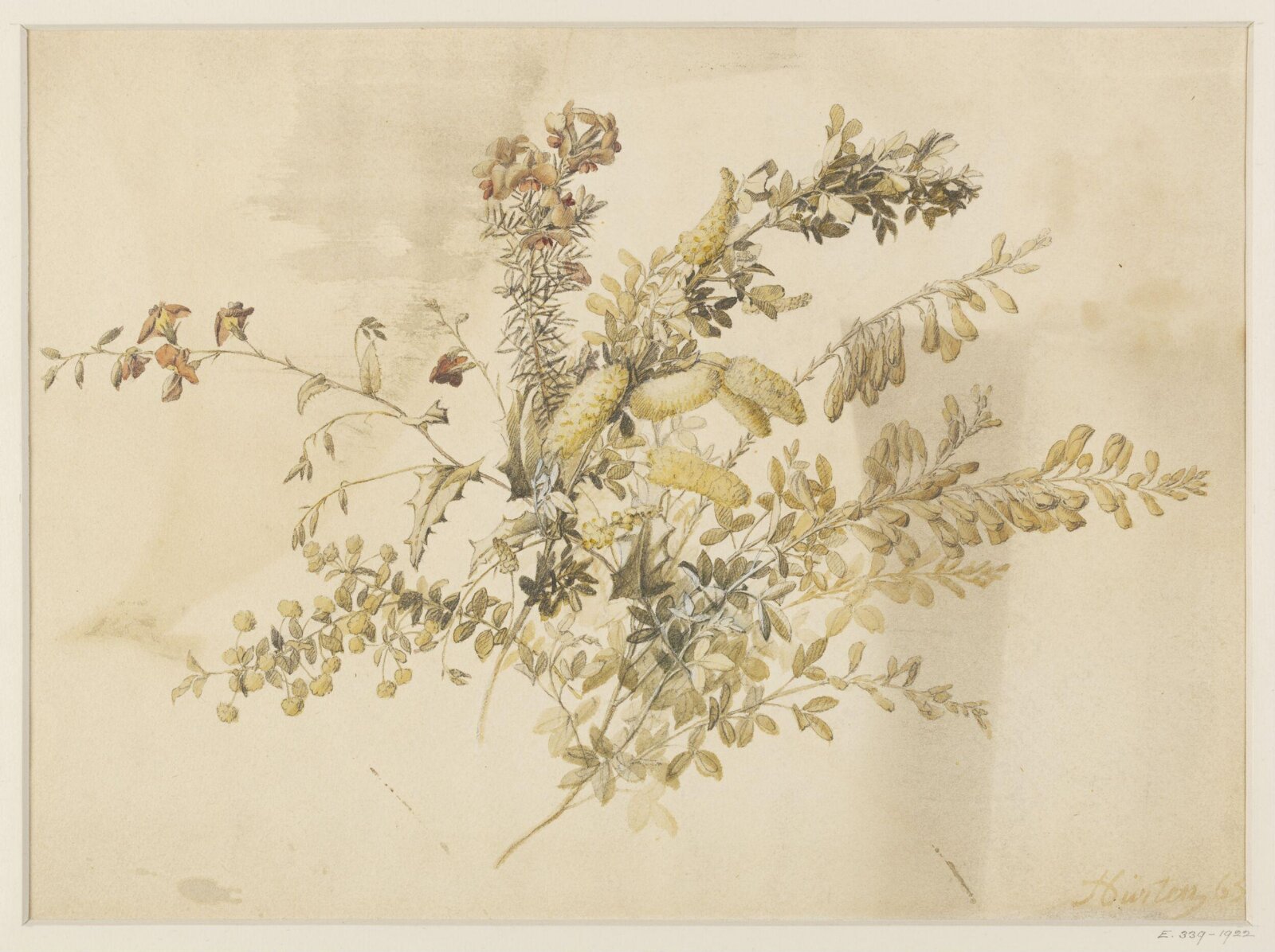 Drawing, Charles Ferdinand Hürten, 1865