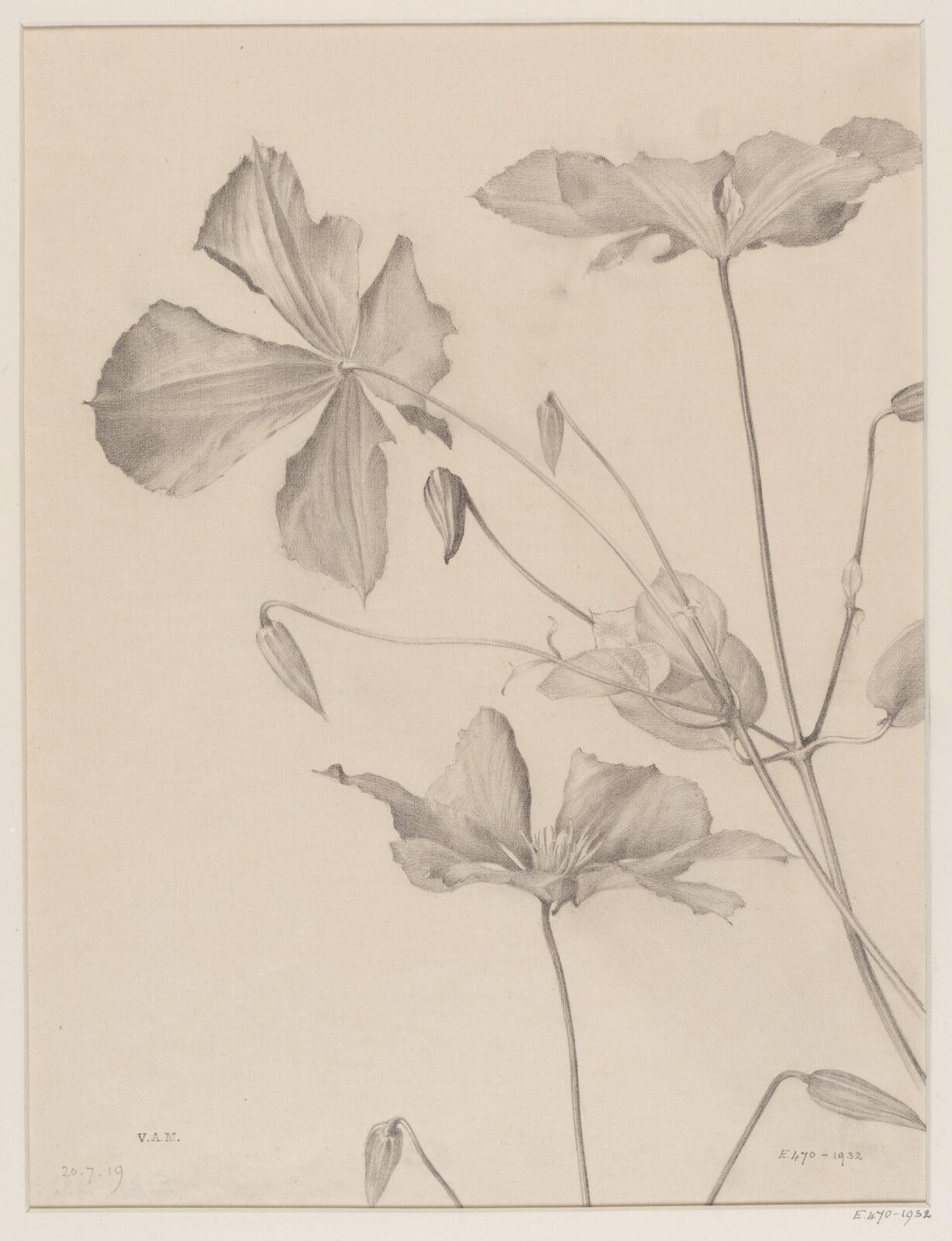 Drawing, Edward Ingram Taylor, 20.7.1919