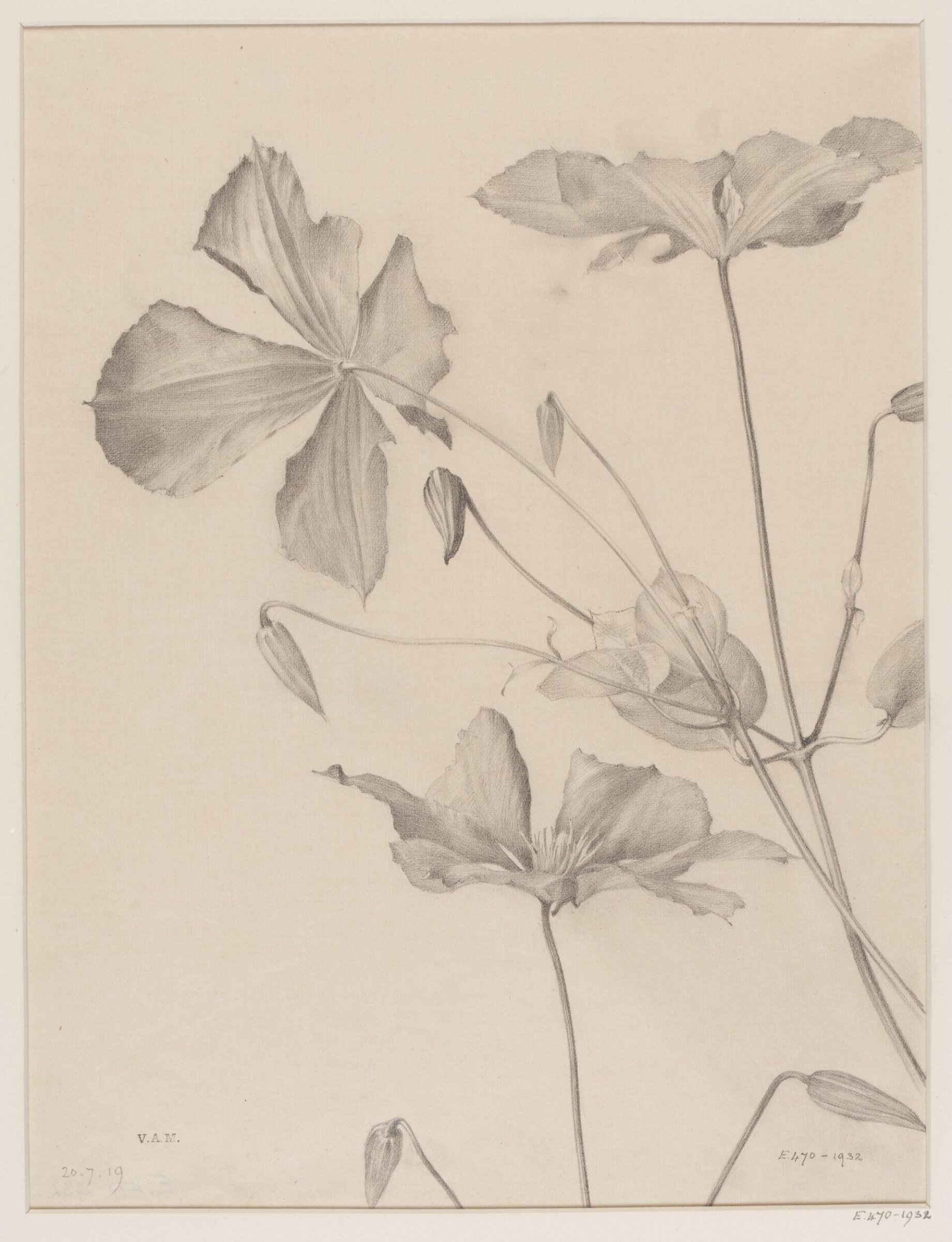 Drawing, Edward Ingram Taylor, 20.7.1919