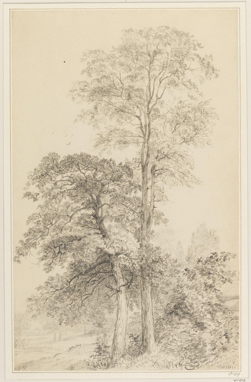 Drawing, W. White, 1819-40