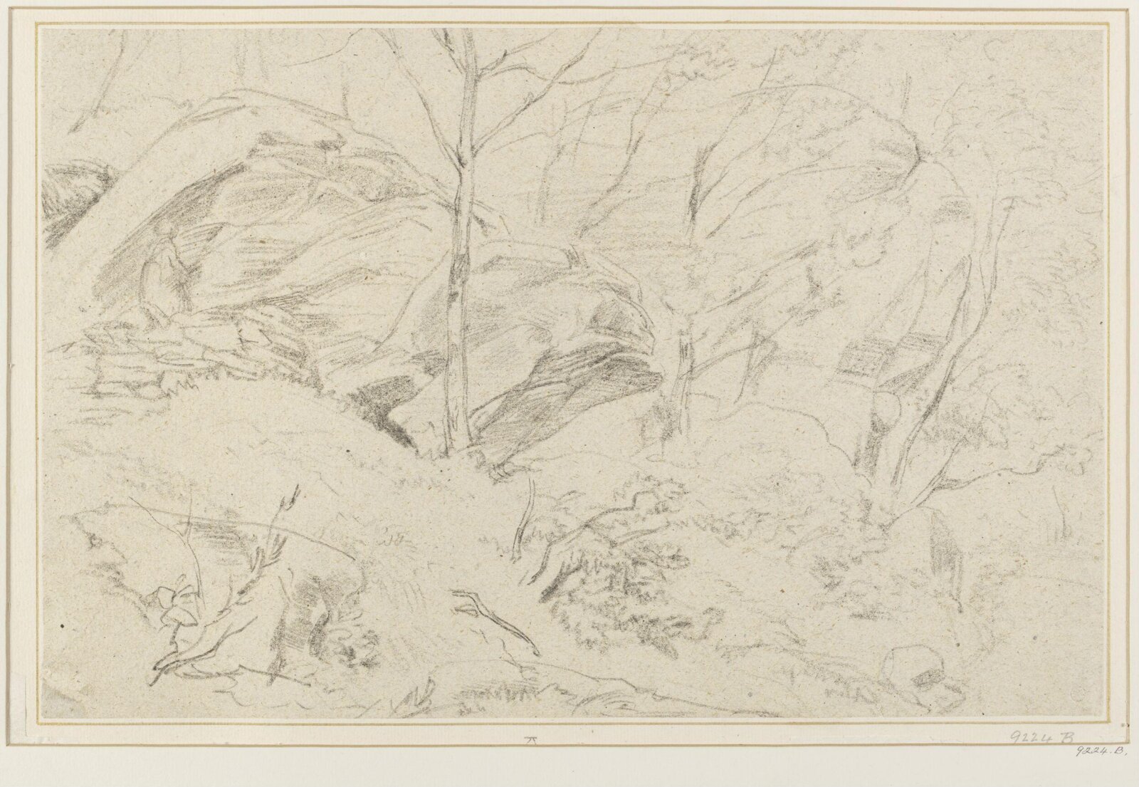 Drawing, Charles Brocky, 19th century