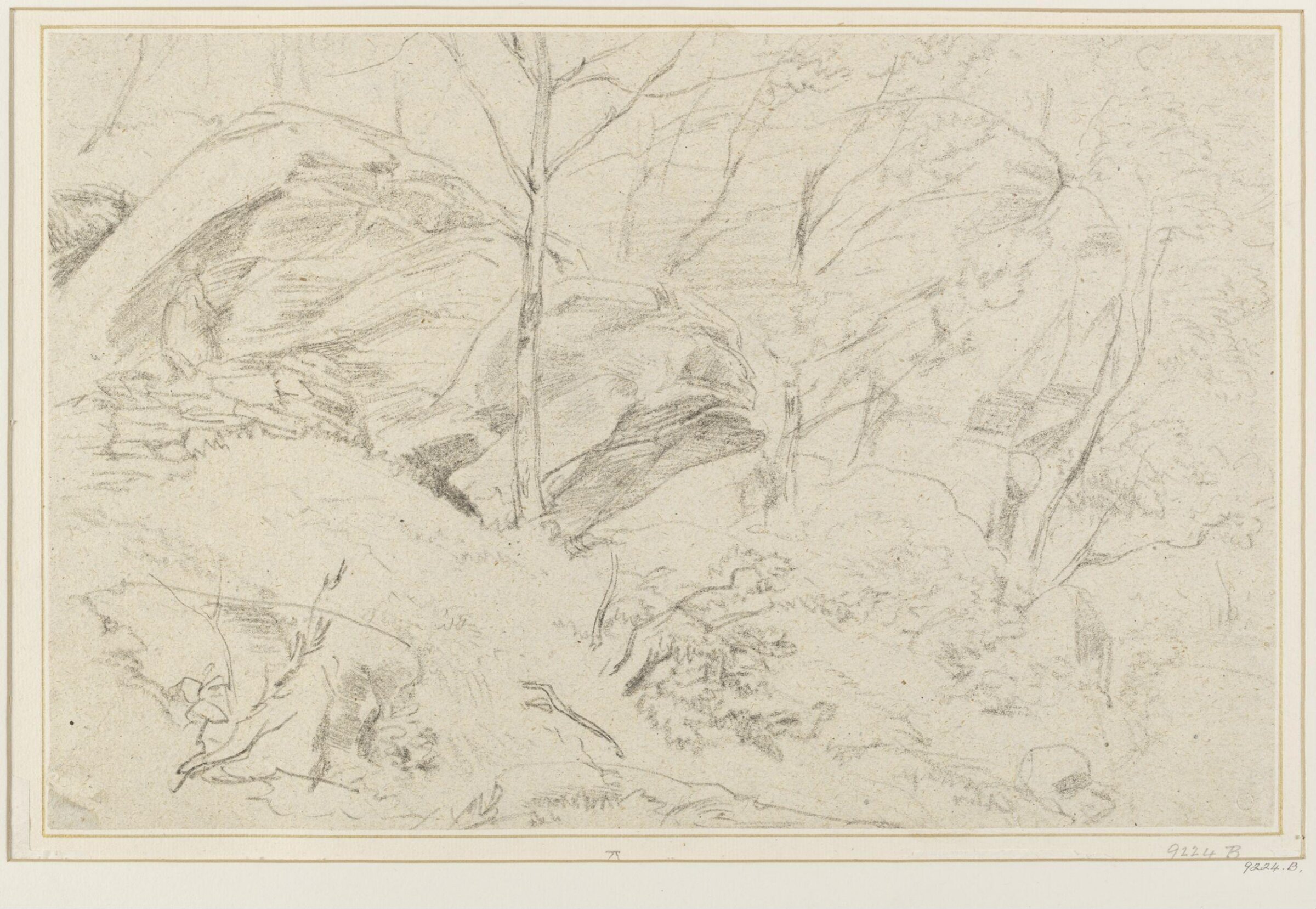 Drawing, Charles Brocky, 19th century