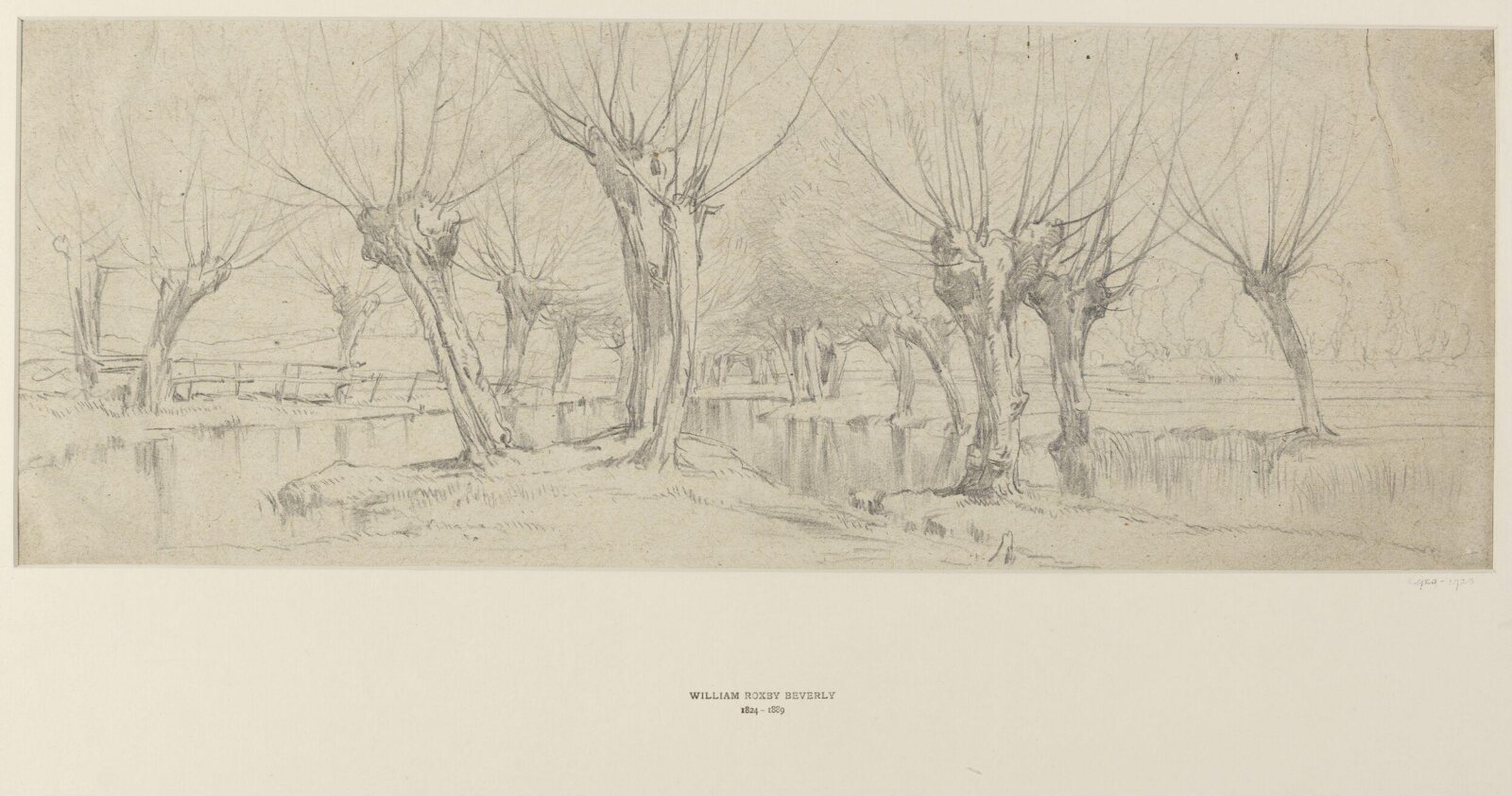 Study of Trees, William Roxby Beverley, 19th century