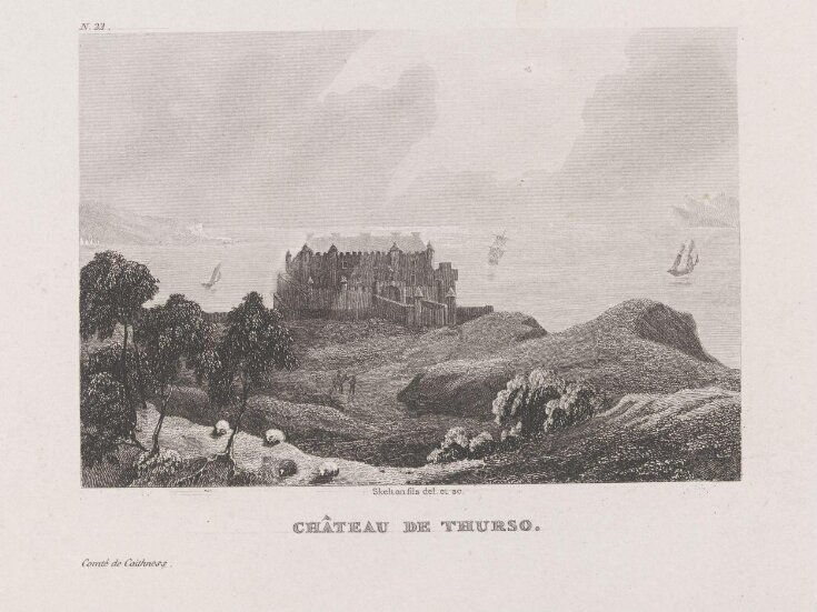 N.22  Chateau De Thurso.  Comté de Caithness top image