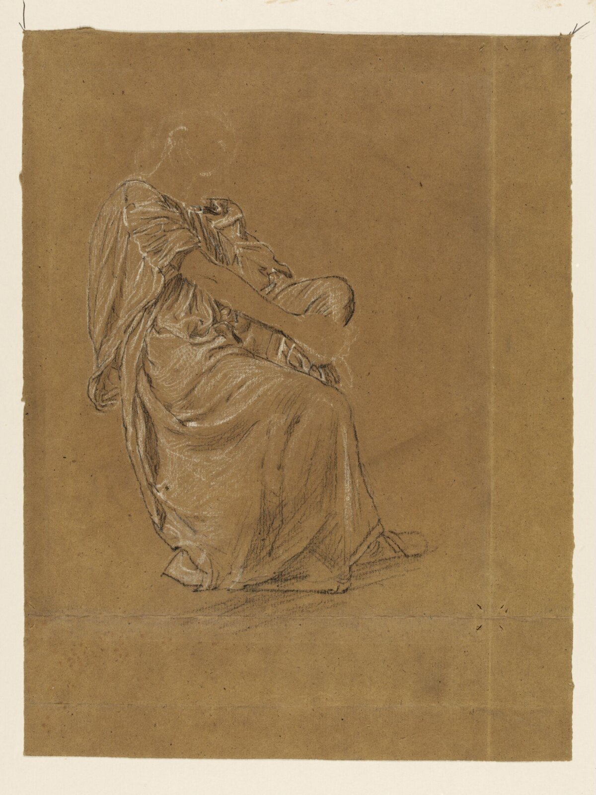 Figure study, Albert Moore, ca. 1861