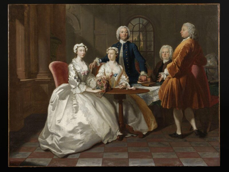 A portrait of the Vigor Family: Jane Vigor, Joseph Vigor, Ann Vigor, William Vigor and probably John Penn