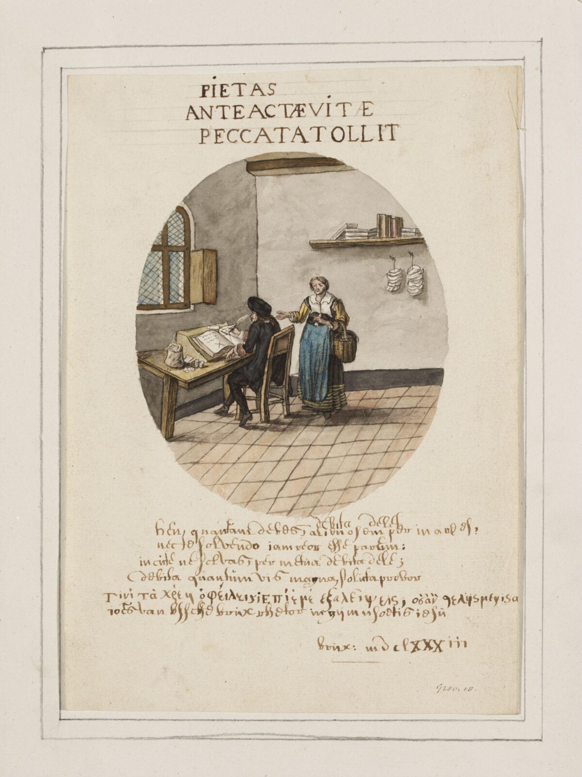 A Pawnbroker, Joannes Carolus van Deijnum, 1683