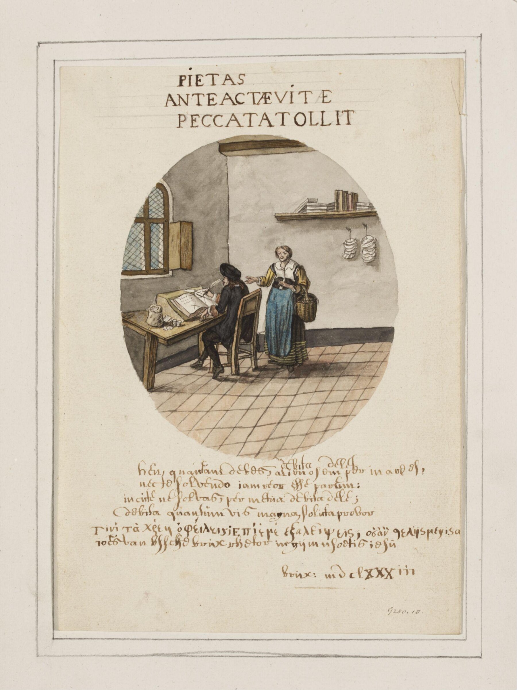 A Pawnbroker, Joannes Carolus van Deijnum, 1683