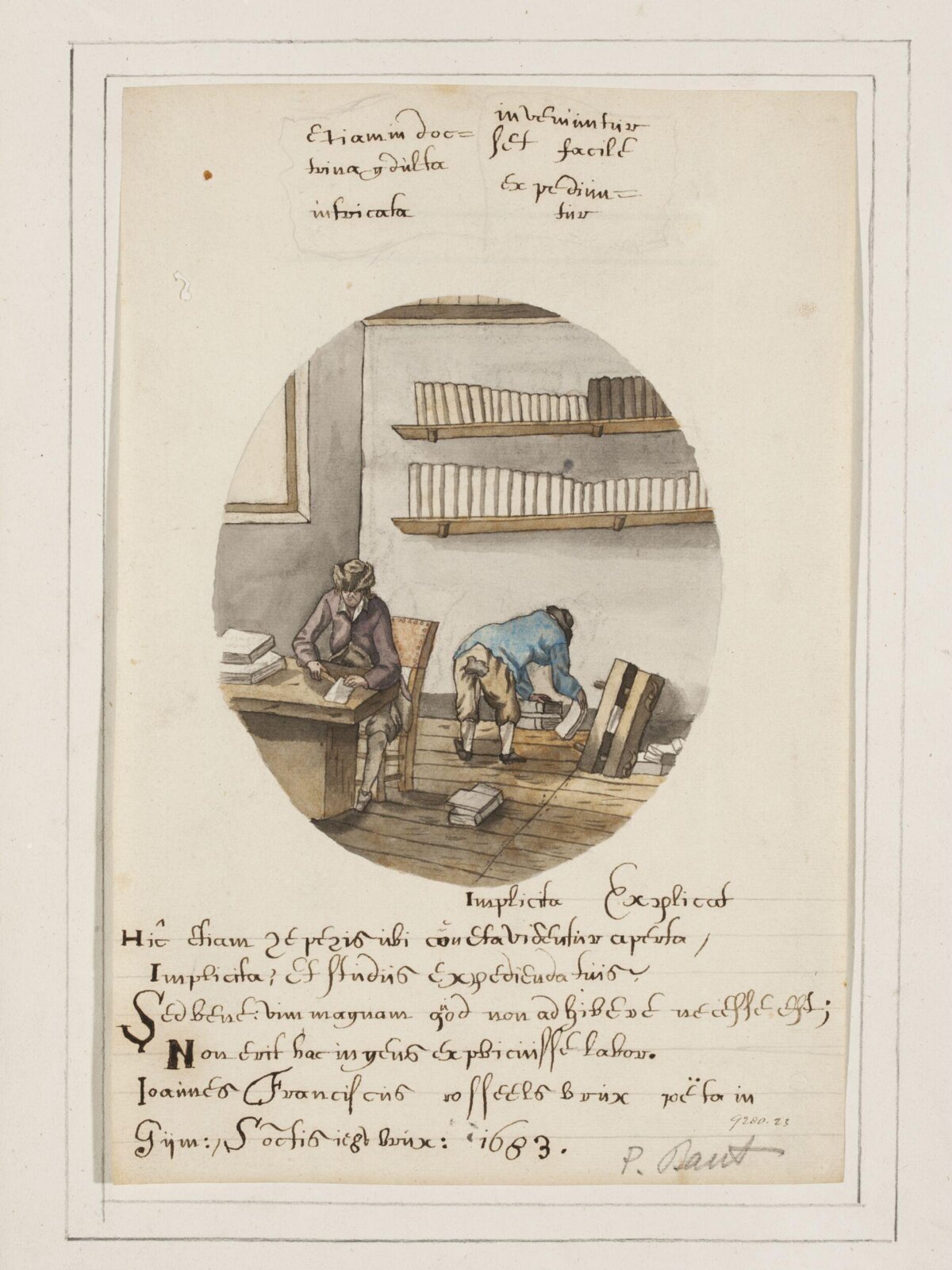 Bookbinders at Work, Joannes Carolus van Deijnum, 1683