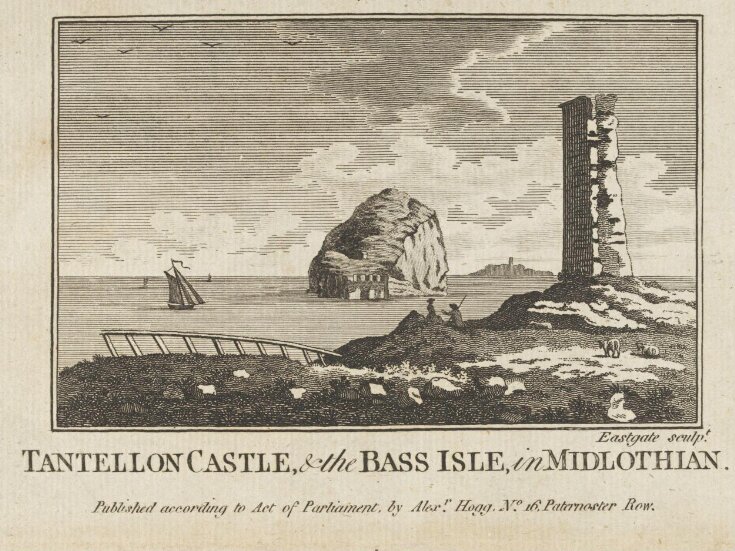 Tantellon Castle, & the Bass Isle, in Midlothian top image