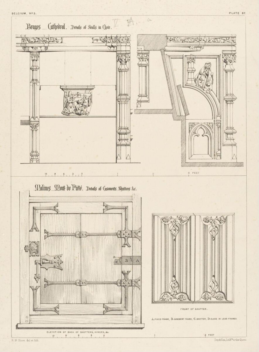 Lithograph, Spiers, Richard Phené · 19th century