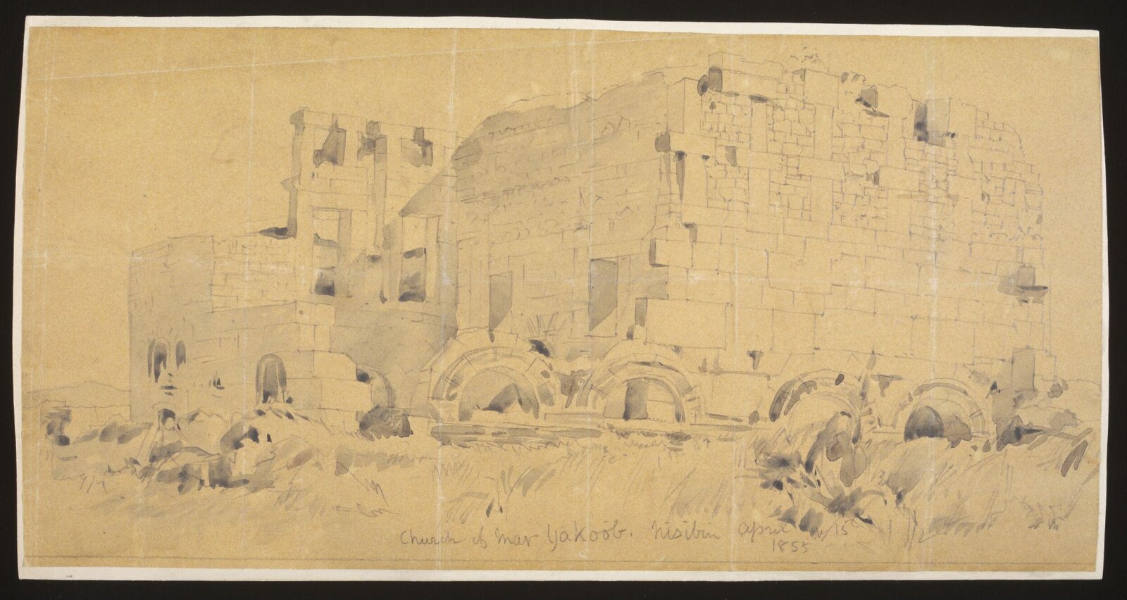 Drawing, Richard Phené Spiers, 15th April 1855